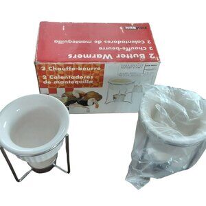Fox Run Corningware Ceramic Butter Warmer Set